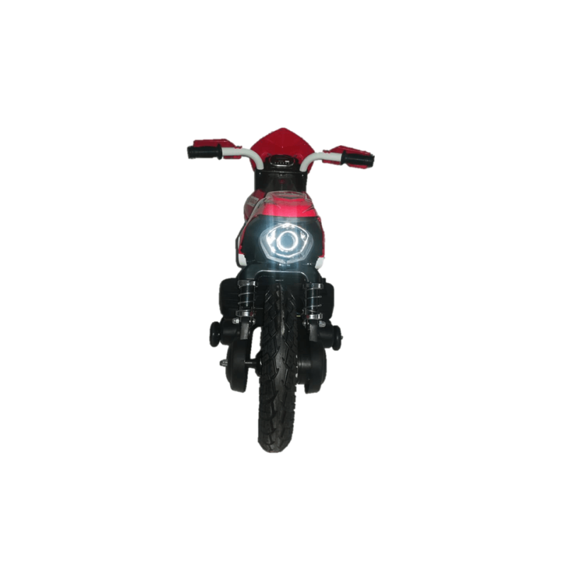 Moto de Motocross de Brinquedo com Apoio - Vermelho