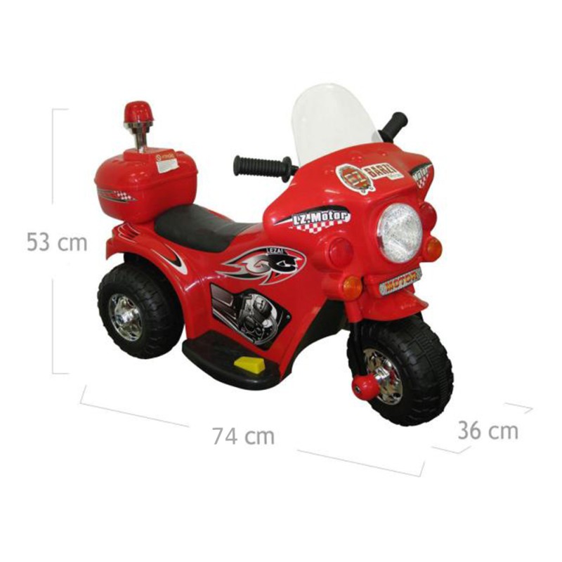 Mini Moto Elétrica Infantil Triciclo Elétrico BZ Cycle Preto com Músicas e  Luzes BARZI MOTORS : : Brinquedos e Jogos