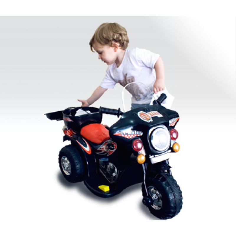 Mini Moto Elétrica Infantil Triciclo Elétrico BZ Cycle Preto com Músicas e  Luzes BARZI MOTORS : : Brinquedos e Jogos